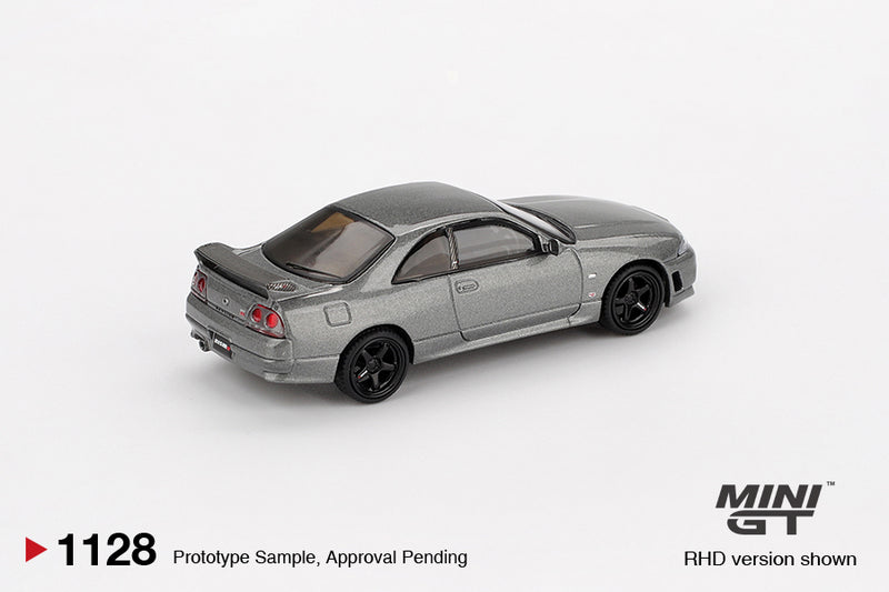 Load image into Gallery viewer, Nissan GTR (R33) NISMO BCNR33 CRS DARK METAL GRAY 1993 (RHD) MINI GT 1:64
