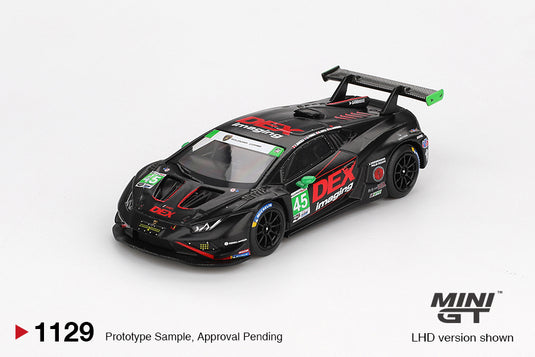Lamborghini HURACAN GT3 EVO 2 #45 DEX IMAGING DAYTONA 24 HRS 2024 (LHD) MINI GT 1:64