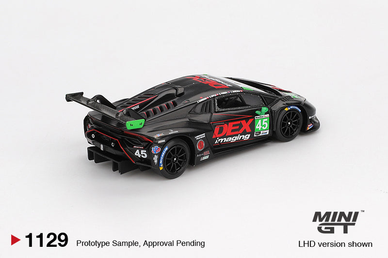 Load image into Gallery viewer, Lamborghini HURACAN GT3 EVO 2 #45 DEX IMAGING DAYTONA 24 HRS 2024 (LHD) MINI GT 1:64
