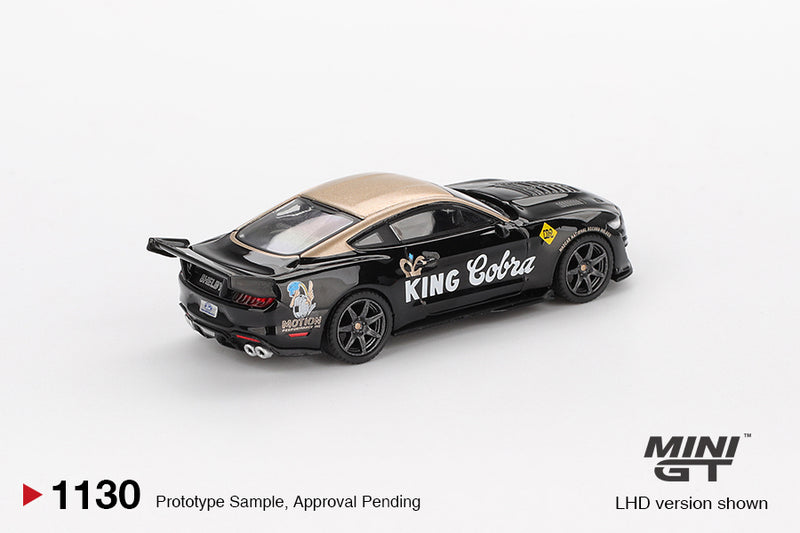 Load image into Gallery viewer, Ford SHELBY GT500 DRAGON SNAKE CONCEPT BLACK &amp; GOLD 2020 (LHD) MINI GT 1:64
