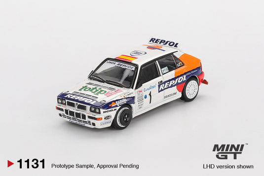 Lancia DELTA INTEGRALE EVOLUZIONE #1 RALLY MONTE CARLO 1993 (LHD) MINI GT 1:64