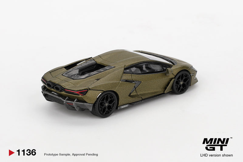 Load image into Gallery viewer, Lamborghini REVUELTO MAT GREEN 2023 (LHD) MINI GT 1:64

