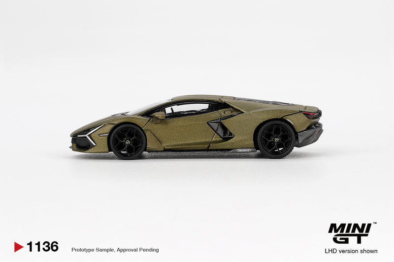 Load image into Gallery viewer, Lamborghini REVUELTO MAT GREEN 2023 (LHD) MINI GT 1:64
