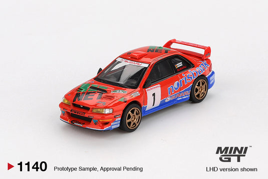 Subaru IMPREZA WRC97 #1 DRM CHAMPION 1999 (LHD) MINI GT 1:64