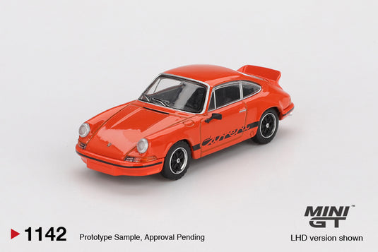 Porsche 911 CARRERA RS 2.7 TANGERINE 1973 (LHD) MINI GT 1:64