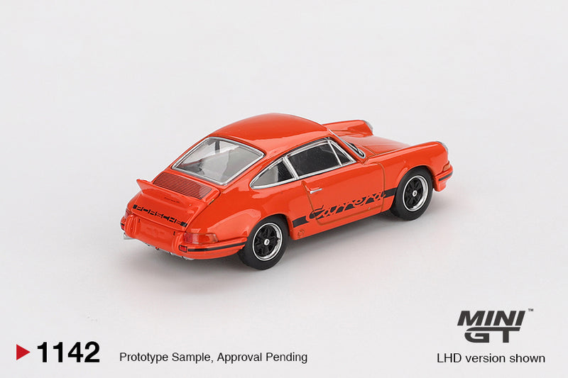 Chargez l'image dans la visionneuse de la galerie, Porsche 911 CARRERA RS 2.7 TANGERINE 1973 (LHD) MINI GT 1:64
