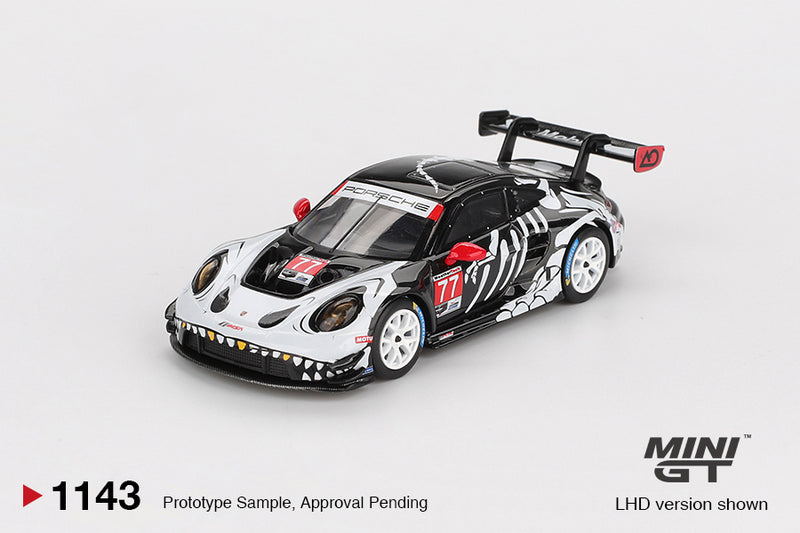 Load image into Gallery viewer, Porsche 911 (992) GT3 R #77 GTD PRO AO RACING PETIT LE MANS 2025 (LHD) MINI GT 1:64
