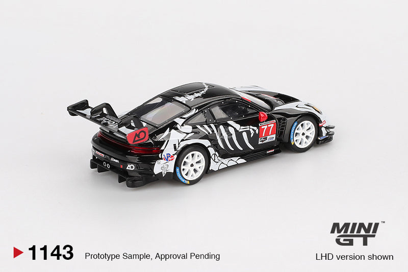 Load image into Gallery viewer, Porsche 911 (992) GT3 R #77 GTD PRO AO RACING PETIT LE MANS 2025 (LHD) MINI GT 1:64
