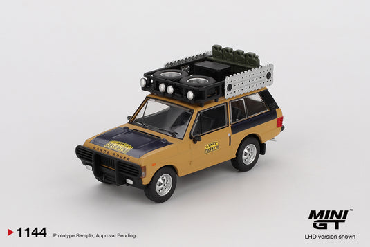 Land Rover RANGE ROVER C.SWOBODA & K.MENTEL WINNER CAMEL TROPHY SUMATRA 1981 (LHD) MINI GT 1:64