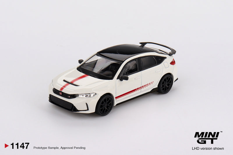 Load image into Gallery viewer, Honda CIVIC (FL-5) TYPE R ULTIMATE EDITION CHAMPIONSHIP WHITE 2025 (LHD) MINI GT 1:64
