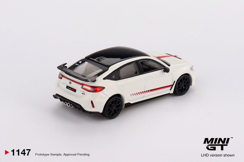 Load image into Gallery viewer, Honda CIVIC (FL-5) TYPE R ULTIMATE EDITION CHAMPIONSHIP WHITE 2025 (LHD) MINI GT 1:64
