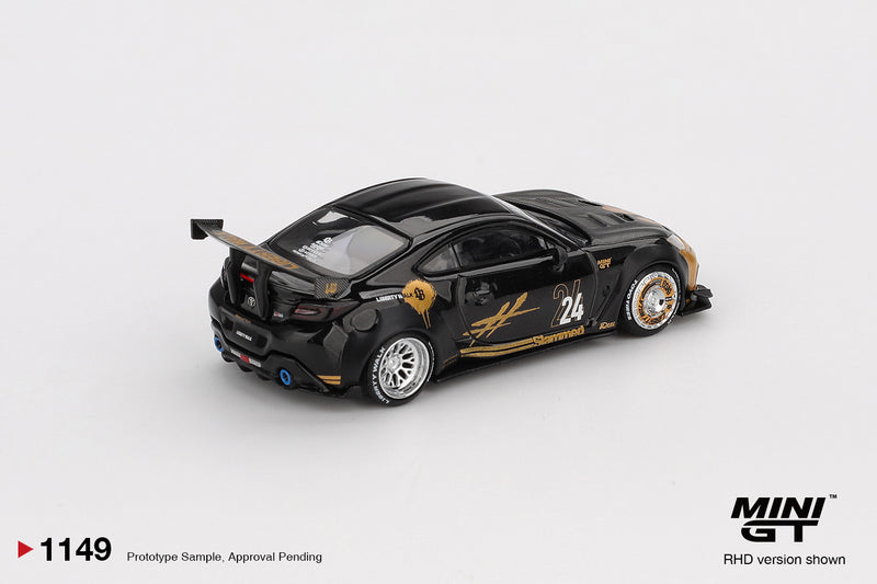 Load image into Gallery viewer, Toyota GR SUPRA LB-NATION BLACK &amp; GOLD 2025 (RHD) MINI GT 1:64
