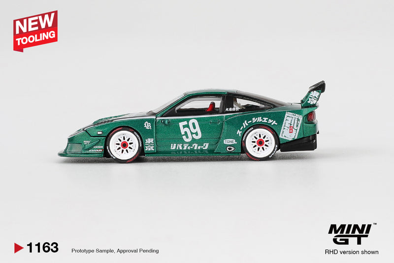 Load image into Gallery viewer, Nissan 180SX LB-SUPER SILHOUETTE TAS 2026 (RHD) MINI GT 1:64
