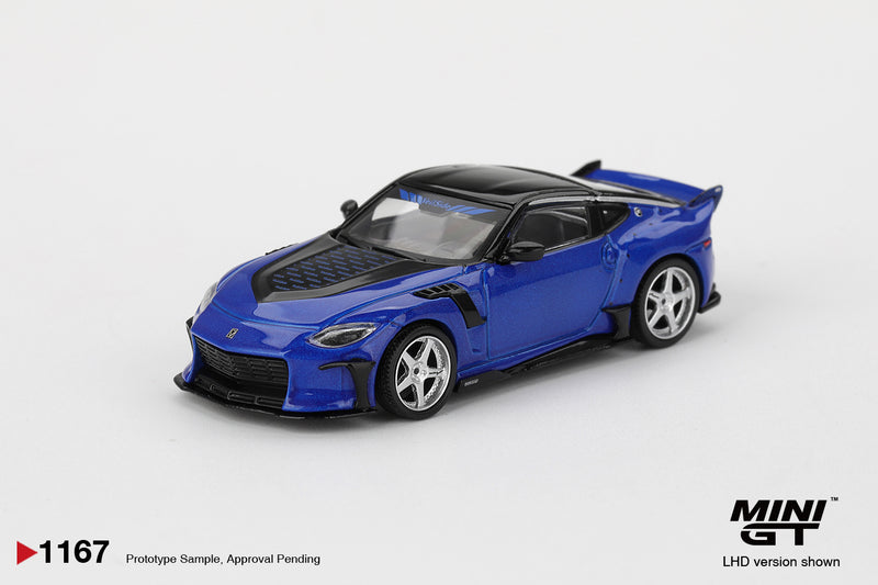 Load image into Gallery viewer, Nissan FAIRLADY Z VEILSIDE FFZ400 SEIRAN BLUE 2024 (LHD) MINI GT 1:64
