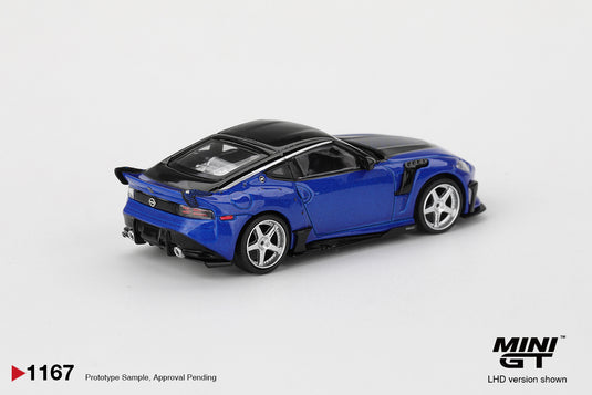 Nissan FAIRLADY Z VEILSIDE FFZ400 SEIRAN BLUE 2024 (LHD) MINI GT 1:64