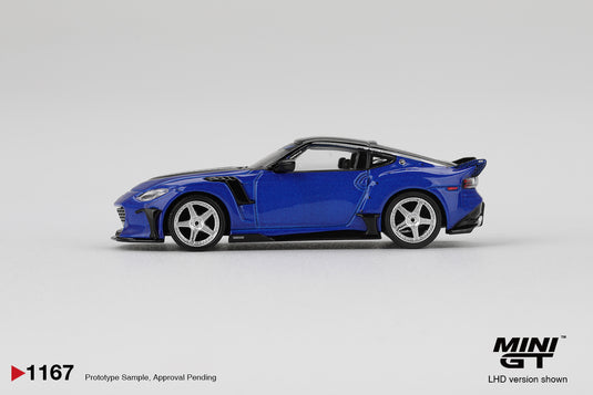 Nissan FAIRLADY Z VEILSIDE FFZ400 SEIRAN BLUE 2024 (LHD) MINI GT 1:64