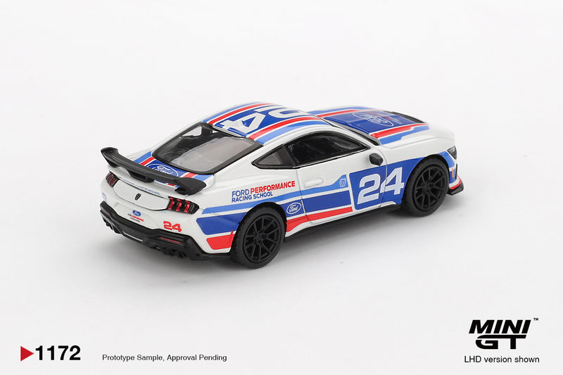 Load image into Gallery viewer, Ford MUSTANG DARK HORSE #24 FORD PERFORMANCE RACING SCHOOL 2025 (LHD) MINI GT 1:64
