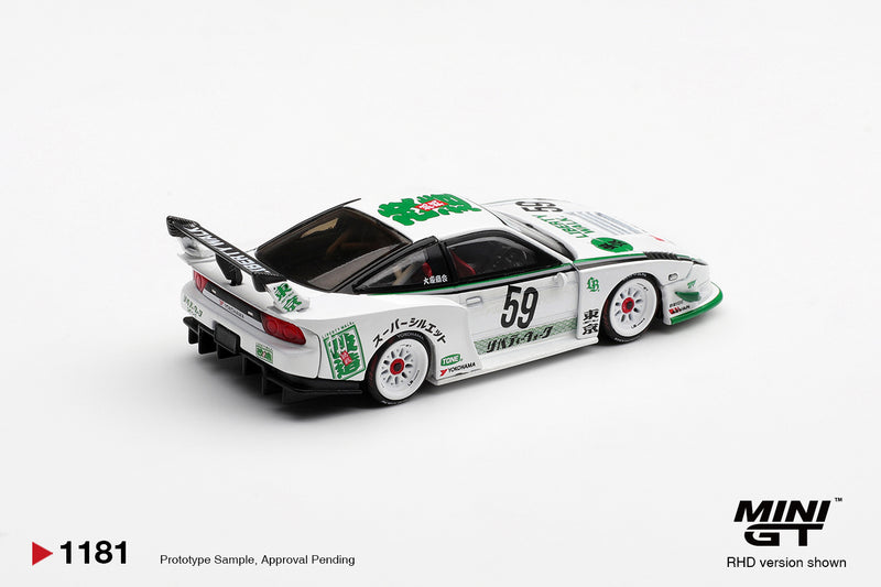 Chargez l'image dans la visionneuse de la galerie, NISSAN 180SX LB-SUPER SILHOUETTE BLANC 2026 (RHD) MINI GT 1:64
