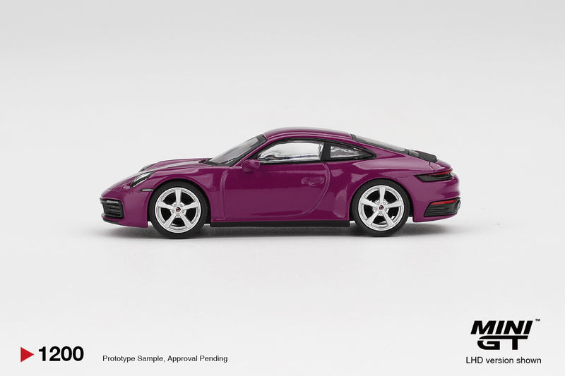 Chargez l'image dans la visionneuse de la galerie, ‼️ÉDITION LIMITÉE‼️ Porsche 911 (992) ROUGE PIERRE RUBIS ENSEMBLE DE 4 VOITURES 2025 MINI GT 1:64
