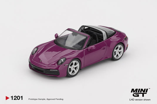 ‼️ÉDITION LIMITÉE‼️ Porsche 911 (992) ROUGE PIERRE RUBIS ENSEMBLE DE 4 VOITURES 2025 MINI GT 1:64