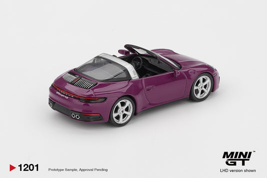 ‼️ÉDITION LIMITÉE‼️ Porsche 911 (992) ROUGE PIERRE RUBIS ENSEMBLE DE 4 VOITURES 2025 MINI GT 1:64