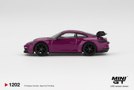 ‼️ÉDITION LIMITÉE‼️ Porsche 911 (992) ROUGE PIERRE RUBIS ENSEMBLE DE 4 VOITURES 2025 MINI GT 1:64