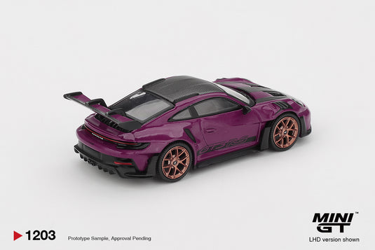 ‼️ÉDITION LIMITÉE‼️ Porsche 911 (992) ROUGE PIERRE RUBIS ENSEMBLE DE 4 VOITURES 2025 MINI GT 1:64
