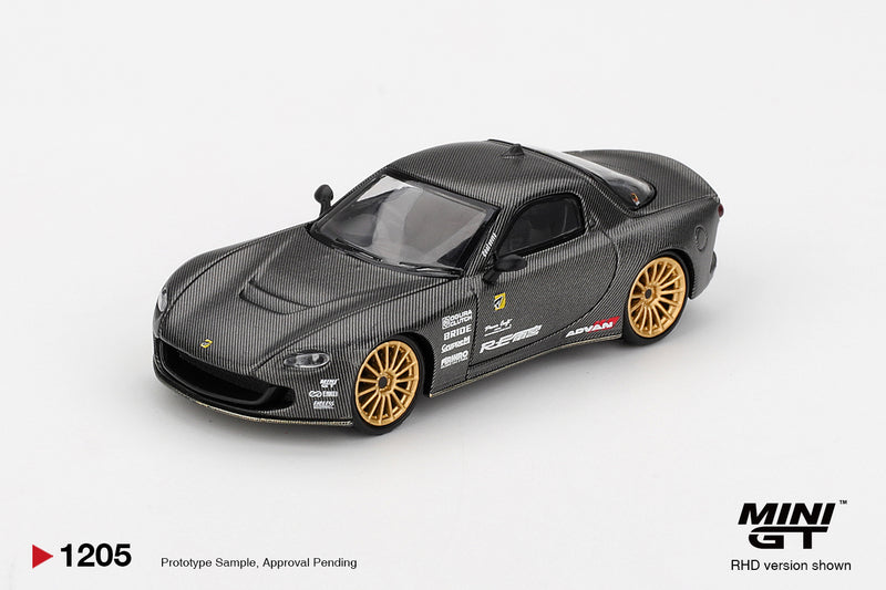 Laad de afbeelding in de Gallery-viewer, Mazda RX7 (FD3S) RE-AMEMIYA MATSUKIYO KOKU 3 ROTOR NA-7 TAS 2025 BEST AFGESTEMDE AUTO PRIJS 2025 (RHD) MINI GT 1:64
