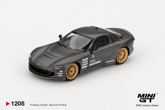 Mazda RX7 (FD3S) RE-AMEMIYA MATSUKIYO KOKU 3 ROTOR NA-7 TAS 2025 BEST AFGESTEMDE AUTO PRIJS 2025 (RHD) MINI GT 1:64