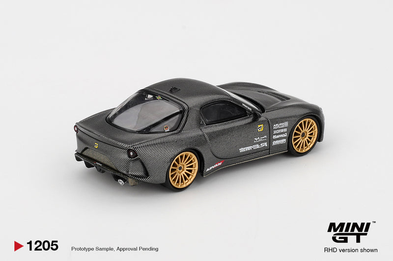 Laad de afbeelding in de Gallery-viewer, Mazda RX7 (FD3S) RE-AMEMIYA MATSUKIYO KOKU 3 ROTOR NA-7 TAS 2025 BEST AFGESTEMDE AUTO PRIJS 2025 (RHD) MINI GT 1:64
