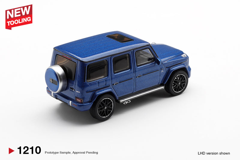 Load image into Gallery viewer, MERCEDES-BENZ G CLASS 63 AMG DARK BLUE METALLIC 2024 (LHD) MINI GT 1:64
