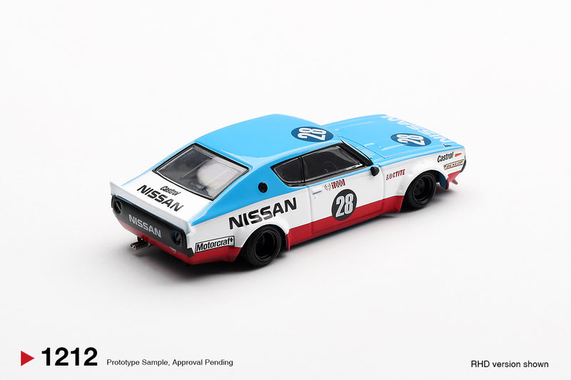 Chargez l'image dans la visionneuse de la galerie, NISSAN GT-R (KPGC110) SKYLINE KENMERI LIBERTY WALK NISSAN RACING 75 CONCEPT 2024 (RHD) MINI GT 1:64
