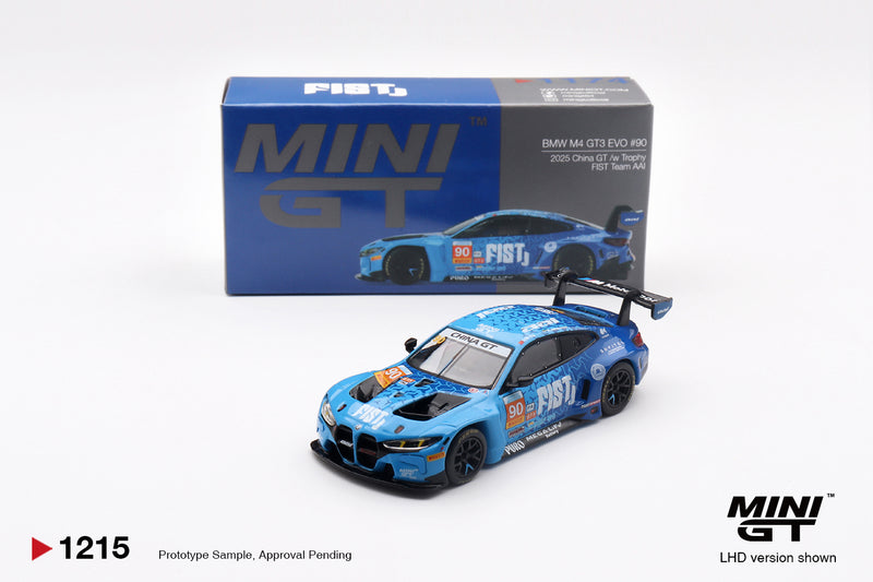 Chargez l'image dans la visionneuse de la galerie, ‼️ÉDITION LIMITÉE 2000 PIÈCES UNIQUEMENT POUR L'EUROPE‼️ BMW M4 GT3 EVO #90 FIST TEAM AAI 2025 CHINA GT (LHD) MINI GT 1:64
