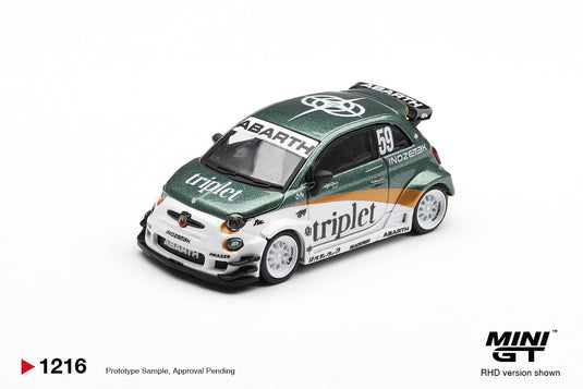 ‼️SPECIAL EDITION‼️FIAT 595 ABARTH LB-WORKS TY EDITION 2026 (RHD) MINI GT 1:64