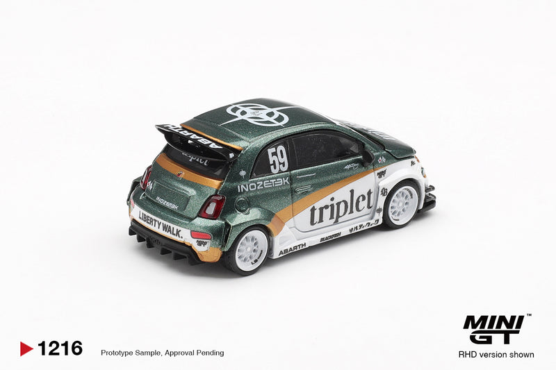 Load image into Gallery viewer, ‼️SPECIAL EDITION‼️FIAT 595 ABARTH LB-WORKS TY EDITION 2026 (RHD) MINI GT 1:64
