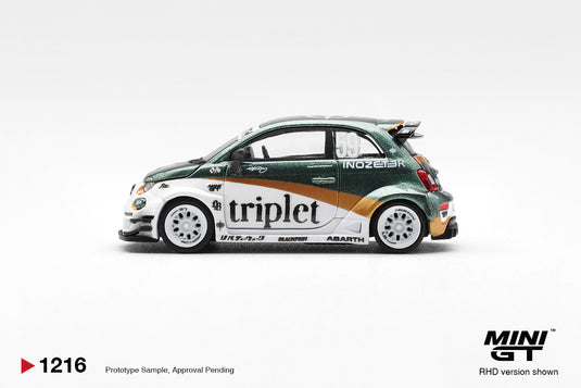 ‼️SPECIAL EDITION‼️FIAT 595 ABARTH LB-WORKS TY EDITION 2026 (RHD) MINI GT 1:64