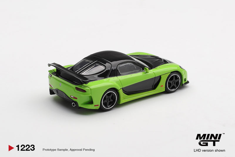 Chargez l'image dans la visionneuse de la galerie, MAZDA RX-7 (FD) VEILSIDE FORTUNE7 VERT 2012 (LHD) MINI GT 1:64
