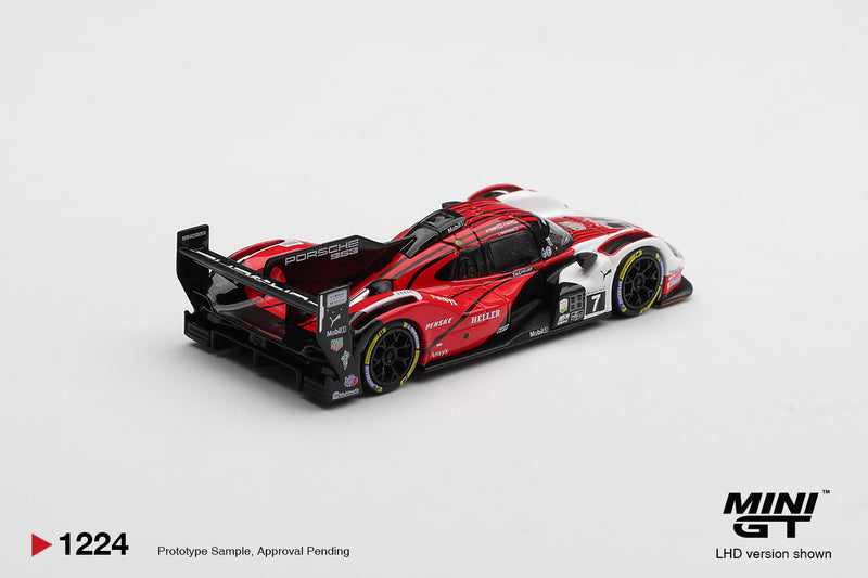 Chargez l'image dans la visionneuse de la galerie, PORSCHE 963 #7 PORSCHE PENSKE MOTORSPORT VAINQUEUR DES 24 HEURES DE DAYTONA 2025 (LHD) MINI GT 1:64
