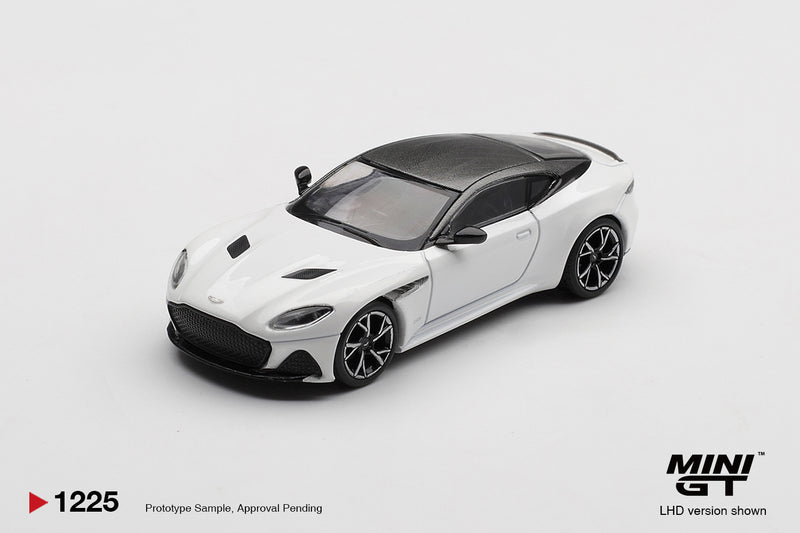 Load image into Gallery viewer, ASTON MARTIN BDS STRATUS WHITE 2024 (LHD) MINI GT 1:64
