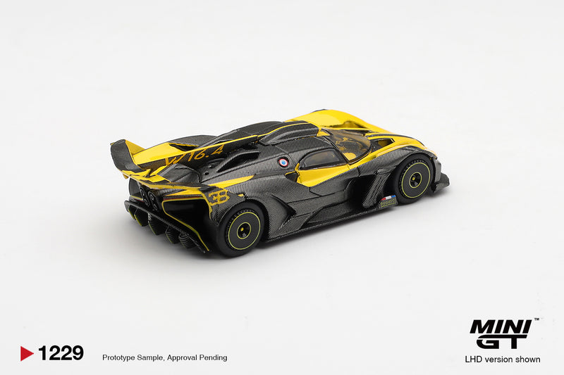 Load image into Gallery viewer, BUGATTI BOLIDE YELLOW 2020 (LHD) MINI GT 1:64
