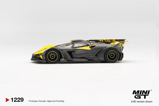 BUGATTI BOLIDE YELLOW 2020 (LHD) MINI GT 1:64