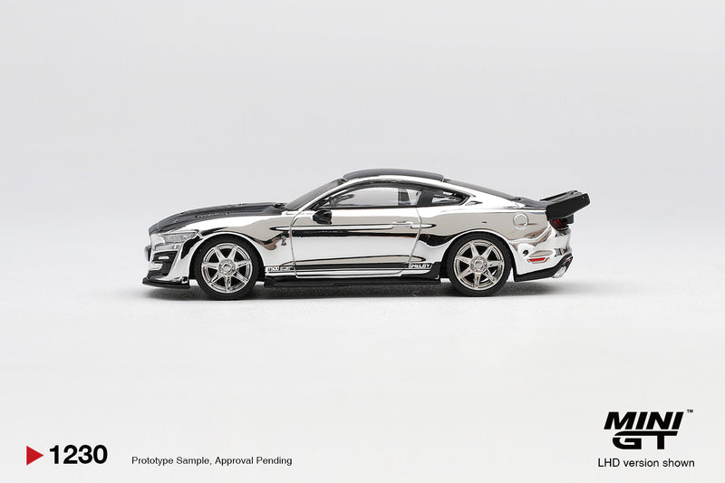 Chargez l'image dans la visionneuse de la galerie, FORD SHELBY GT500 DRAGON SNAKE CONCEPT ARGENTÉ CHROME 2020 (LHD) MINI GT 1:64
