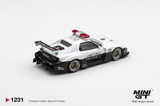 MAZDA RX7 LB-SUPER SILHOUETTE POLICE 1998 (RHD) MINI GT 1:64