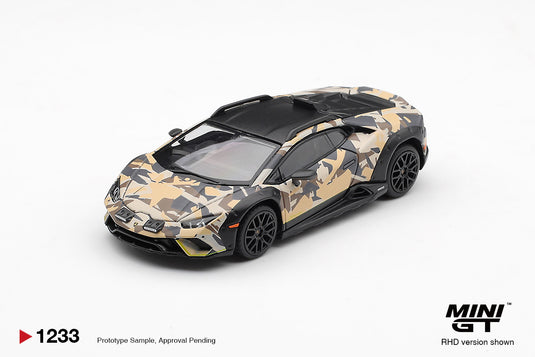 ‼️ÉDITION LIMITÉE‼️ LAMBORGHINI HURACAN STERRATO ALL TERRAIN ENSEMBLE DE 4 VOITURES 2025 MINI GT 1:64