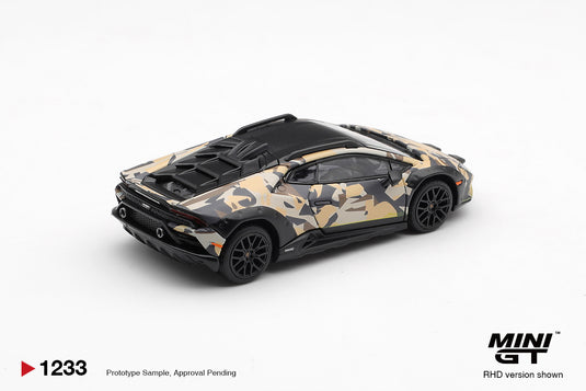 ‼️ÉDITION LIMITÉE‼️ LAMBORGHINI HURACAN STERRATO ALL TERRAIN ENSEMBLE DE 4 VOITURES 2025 MINI GT 1:64