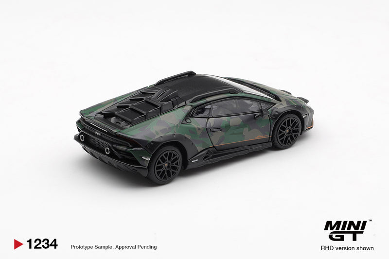 Chargez l'image dans la visionneuse de la galerie, ‼️ÉDITION LIMITÉE‼️ LAMBORGHINI HURACAN STERRATO ALL TERRAIN ENSEMBLE DE 4 VOITURES 2025 MINI GT 1:64
