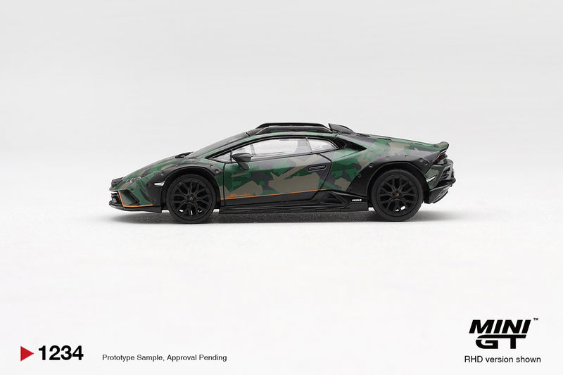 Chargez l'image dans la visionneuse de la galerie, ‼️ÉDITION LIMITÉE‼️ LAMBORGHINI HURACAN STERRATO ALL TERRAIN ENSEMBLE DE 4 VOITURES 2025 MINI GT 1:64
