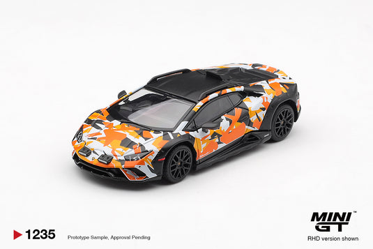 ‼️ÉDITION LIMITÉE‼️ LAMBORGHINI HURACAN STERRATO ALL TERRAIN ENSEMBLE DE 4 VOITURES 2025 MINI GT 1:64