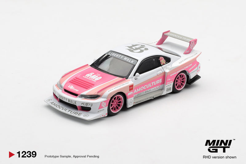 Chargez l'image dans la visionneuse de la galerie, NISSAN SILVIA (S15) LB-SUPER SILHOUETTE AMOCULTURE 2026 MINI GT 1:64
