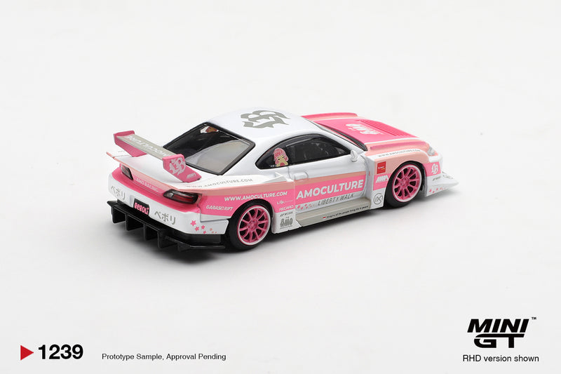 Chargez l'image dans la visionneuse de la galerie, NISSAN SILVIA (S15) LB-SUPER SILHOUETTE AMOCULTURE 2026 MINI GT 1:64
